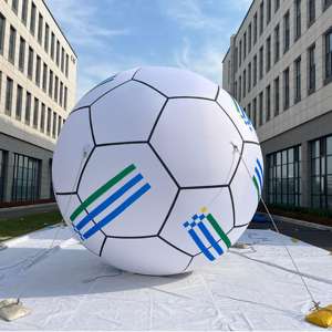 Ballons gonflables géants en PVC étanches de 2,5 m avec logo personnalisé, modèles de football gonflables à l'hélium, ballon de basket/volley-ball pour la <span class=keywords><strong>Coupe</strong></span> <span class=keywords><strong>du</strong></span> <span class=keywords><strong>monde</strong></span> - Product Image 3