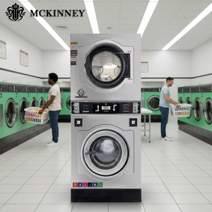 MCKINNEY 12กก. 15กก. 20กก. 25กก. ชุดเครื่องอบผ้าแบบซ้อนได้และเครื่องอบผ้าเชิงพาณิชย์ - Product Image 5