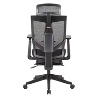 Mobilier commercial accoudoir 3D luxe patron dossier haut bureau exécutif chaise ergonomique en maille