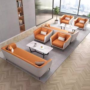 Sofá DE OFICINA DE MADERA Simple moderno, mesa de centro de lujo, pequeña área de descanso de ocio para negociación comercial, muebles de <span class=keywords><strong>restaurante</strong></span> - Product Image 2