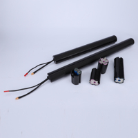 Skuter listrik Mini 2 roda lipat Li-ion semi-padat State baterai 18650 3.7V 2200mAh dapat diisi ulang 36V 6600mAh Smart BMS 1000