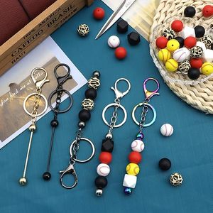 Affidabile Portachiavi a Barra Vuota per Perline, con Chiusura a Moschettone, per Creazioni Fai-da-te, Gioielli, Decorazioni per Zaini, Spedizione Veloce - Product Image 6