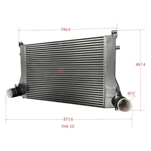 Nâng cấp fmic phía trước núi <span class=keywords><strong>intercooler</strong></span> cho 2020 + Golf MK8 r Gen3 <span class=keywords><strong>1</strong></span>.<span class=keywords><strong>8T</strong></span> S3 8Y 8V 2.0t Tương thích với VW mô hình - Product Image 6