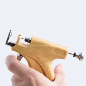Enzo בטיחות לשימוש חוזר פירסינג מכונת ערכת קריסטל חינם עגיל עבור אקדח פירסינג אוזן נירוסטה הביתה