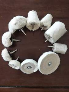 <span class=keywords><strong>ล้อ</strong></span>ขัดผ้าฝ้ายเนื้อนุ่มสีทองบางมากประสิทธิภาพสูงสำหรับเครื่องเพชรพลอย - Product Image 2