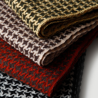 Écharpe longue d'hiver HAIBEI pour femme, motif à carreaux, en cachemire métallisé argenté, luxueuse, coupe-vent, très tendance