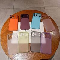 Coque de protection antichute en TPU transparent à grande fenêtre pour iPhone 17, 16, 15 PM – Vente en gros usine BAILI