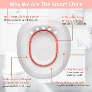 Groothandel Zitbad Opvouwbaar Kraamtijd Verzorgingsbak Opvouwbare Squat Gratis Toilet Yoni Stoombad Zitbad voor Zwangere Vrouwen en Ouderen - Product Image 6