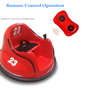 Coche Eléctrico de Choque para Niños, 6V, Azul, Rojo, Blanco, Amarillo, con Giro 360°, Juguete para Niños Pequeños - Product Image 4