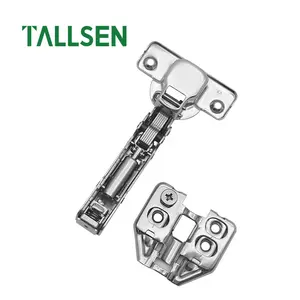 TALLSEN מחיר סיטונאי 100 מעלות נירוסטה 2D ו-Third ציר קליפ על ציר ארון מטבח