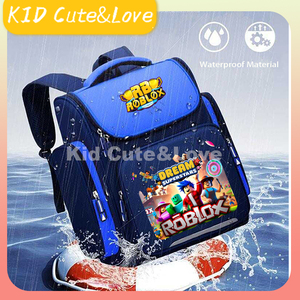 Mochila Escolar Estilo 2024, Mochila <span class=keywords><strong>Roblox</strong></span> para Niños, Mochila de Dibujos Animados para Niños 180 ° Abierto - Product Image 5
