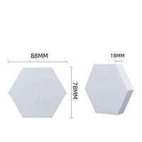Smart Hexagone LED Appliques Murales RGBIC Panneaux avec App Télécommande Synchronisation de Musique Alimenté par USB Changement de Couleur pour Chambre de Jeu DIY