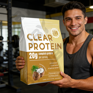 JBY - Proteína de Suero de Leche Transparente de Etiqueta Privada, <span class=keywords><strong>Sabor</strong></span> Coco, 20 g de Proteína, <span class=keywords><strong>Sin</strong></span> Azúcar, Aislado de Proteína de Suero de Leche Transparente - Product Image 6