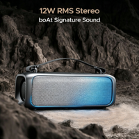 Haut-parleur portable d'extérieur étanche OEM/ODM d'usine avec audio bidirectionnel V5.3, crossover, subwoofer, forme personnalisée, logo et application