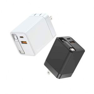 65W GAN USB <b>C</b> Super Fast <b>Charging</b> QC3.0 Portable <b>TYPE</b> <b>C</b> Telescopic Fast <b>Charging</b> <b>Cable</b> for IPhone, Laptop, Samsung - Product Image 3