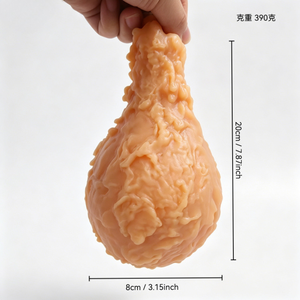 Unique Innovative Design Realistic Chicken Leg Stress Relief Slow <b>Rebound</b> Squishy Toy Squeeze Fidget Toy TPR Material - Product Image 4