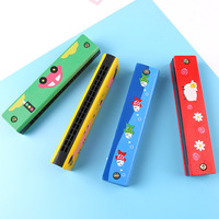 Wholesale Hot Selling Wood 16 Hole Wind Instrument Harmonica