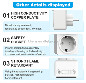16 ए के लिए नया डिजाइन थर्मोस्टेट सॉकेट स्मार्ट वायरलेस के लिए अपार्टमेंट के लिए स्मार्ट वायरलेस के नेतृत्व वाला tp4w कूलिंग और हीटिंग तापमान नियंत्रक - Product Image 6