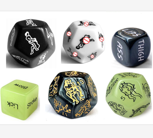 Hete Verkopende Liefde Sexy Erotische Volwassen Paar Spel Lichtgevende Sex Leuke Dobbelstenen - Product Image 2