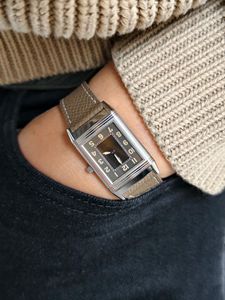 Montre de luxe pour homme avec couvercle rabattable vintage, design rétro avec bracelet en cuir véritable - Product Image 5