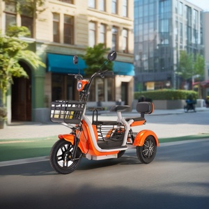 Nouveau design 2024 Citycoco 600W Tricycle électrique à trois roues en acier et en fer 48V avec frein à tambour pour passager Batterie amovible - Product Image 4