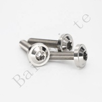Boulons à tête cylindrique en alliage de titane de grade 5 (M6, M8, M10) pour motos modifiées – Vente chaude