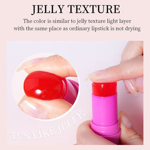 Stick de blush gelée double usage 6,8g, illuminateur minéral pour le teint et les lèvres, naturel, waterproof, effet soyeux, pour un visage lumineux - Product Image 4