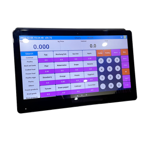 Pantalla táctil grande Pantalla de ángulo de vista completa Mediciones de alta precisión Indicador de peso para el mercado de verduras - Product Image 5