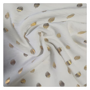 Tela estampada arrugada CEY Foil 180D oro plata metálico <span class=keywords><strong>CREP</strong></span> cey tela estampada 100 poliéster lámina cey para ropa - Product Image 5