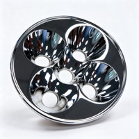 Réflecteur en aluminium CNC à 5 LED résistant à la corrosion, conception optique professionnelle pour projecteur haute puissance