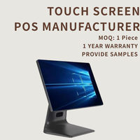 Terminal de point de vente portable avec écran tactile capacitif de 15,6 pouces pour Windows/Android, système de point de vente pour restaurant, fournisseur de systèmes de point de vente
