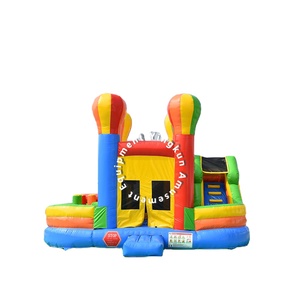 Château gonflable à thème ballon Yingkun, lit de saut intérieur pour enfants, toboggan gonflable, lit de saut, garantie 3 ans - Product Image 1