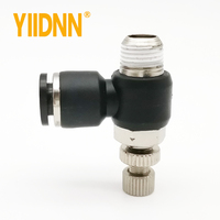 Joint de tuyau d'air en pouces JSC SL1/8 3/8 1/4 1/2NPT vanne de régulation filetée vanne de réduction raccords pneumatiques