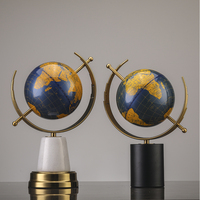 Ornement d'Art Moderne Luxe Léger pour la Maison, Décoration Globe, Métal Artisanat, Idéal pour Salon, Bureau, Vitrines et Cadeau d'Affaires