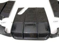 Diffuseur arrière en véritable fibre de carbone de style Geex pour BMW Série 3 F30 F35 M Sport, diffuseur de pare-chocs arrière, kit carrosserie MT
