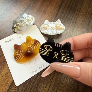 Ensemble de pinces à <span class=keywords><strong>cheveux</strong></span> en acétate personnalisées Yuxi - Pinces à <span class=keywords><strong>cheveux</strong></span> mignonnes en forme d'animal pour femmes et filles - Product Image 1