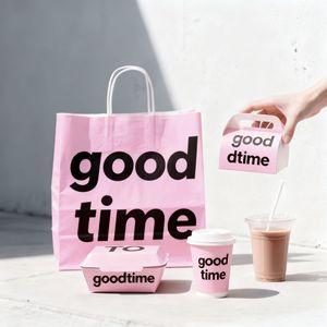 Giải pháp tùy chỉnh một cửa có thể tái chế để đóng gói cốc giấy, túi và cốc nhựa trong quán cà phê, được sử dụng để lấy đi - Product Image 4