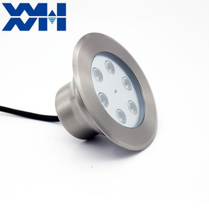 Lámpara LED Empotrada en el Suelo, IP68, Acero Inoxidable, para Iluminación Comercial de Paisajes y Plazas de Hoteles - Product Image 1