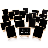 BECOL nouvelle décoration de bureau à domicile artisanat babillard affichage tableaux noirs en bois signes Message Mini tableau noir