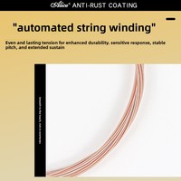 Alice Folk Acoustic Guitar String Set 6 Strings Per Set AWR47 Steel Phosphor Bronze Coated Light Durable Professional Concert