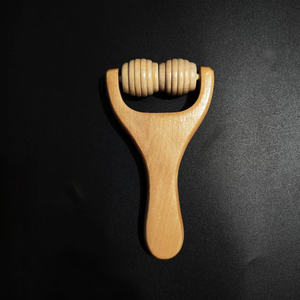 Rouleau de thérapie du bois outil de <span class=keywords><strong>Massage</strong></span> portable Anti Cellulite point de déclenchement bâton Drainage lymphatique masseur de libération musculaire - Product Image 5