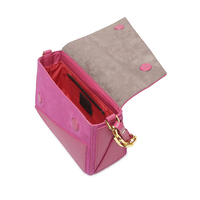 Sac à bandoulière élégant en cuir PU avec chaîne métallique Paparazzi PA0217 pour filles