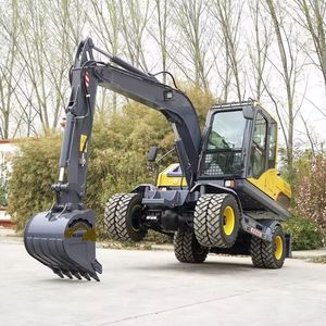 China Easy Operation Wheeled <b>Excavator</b> <b>Machine</b> 7 Ton <b>Excavator</b> Wheel Digger Engineering Machinery on Sale - Product Image 3