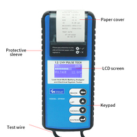 Testeur de batterie de voiture 12V 24V, analyseur de batterie au plomb-acide BT900, testeur de batterie de démarrage, test du système de charge avec imprimante