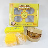 Nouvelles boîtes mystères de médias sociaux 4 pièces, jouets anti-stress en maltose, jouets créatifs doux à remontée lente, ensembles de jouets à presser pour enfants