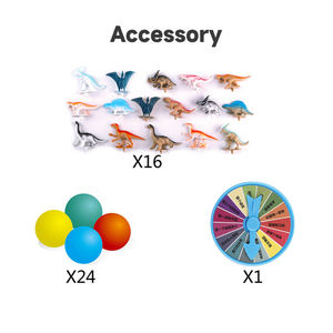 Jeu de société de combat de dinosaures, jeu éducatif STEM avec billes de tir, 2 joueurs, cadeau familial, matériau ABS sûr - Product Image 5