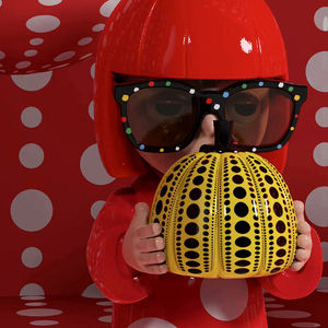 <span class=keywords><strong>Yayoi</strong></span> Kusama Sculpture Ornement <span class=keywords><strong>Yayoi</strong></span> Kusama Marée Jouer Maître Poupée Artiste Cadeau Fait Main En Stock - Product Image 5