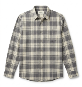 Men Oxford Check Cotton Shirt Slim Fit Casual Formal Long Sleeve Export Quality Wholesale Apparel - Product Image 2