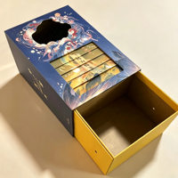 Boîte de rangement de luxe biodégradable, emballage personnalisé imprimé, boîte cosmétique, boîtes en carton pour boutique de détail