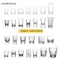 Verres à shot miniatures en forme de cœur, logo personnalisé, 1,5 oz, 6 à 10 pièces, design moderne, ensemble pour la maison, les fêtes, le bar, vente chaude